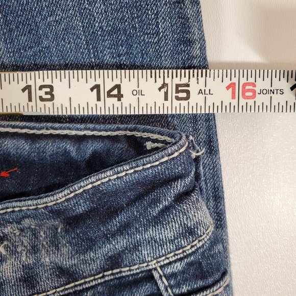 Zanadi Jeans Size 9 Distressed Embellished 30x30 - Picture 6 of 13
